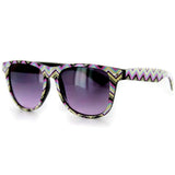 "Boomerang" Wayfarer Sunglasses with Mod Retro Frames for Stylish Men and Women